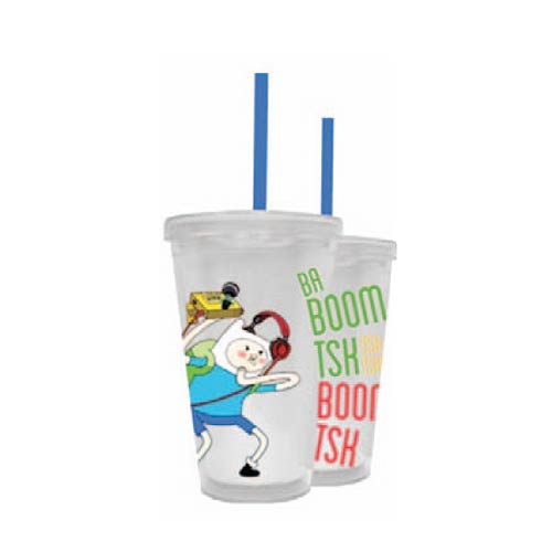 Adventure Time Finn Beat Boxing 16 oz. Acrylic Travel Cup